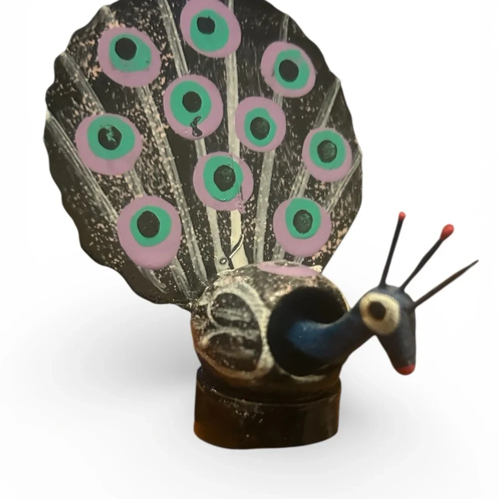 Vintage Mexican Folk Art Bobble Figurines - Picture 4 of 6